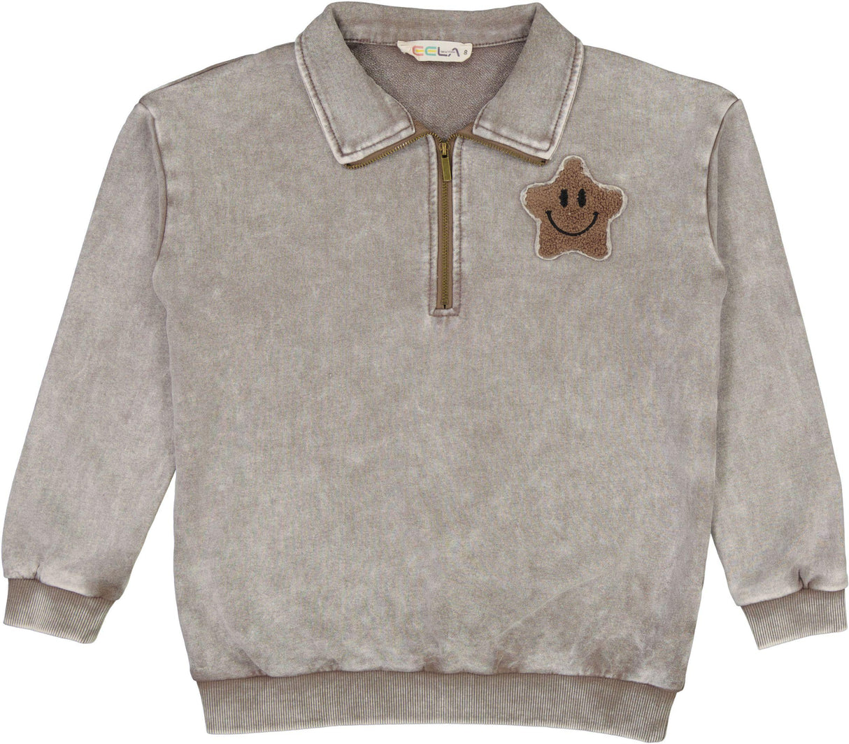 Teela Boys Applique Long Sleeve Polo Shirt - 23-032 Teela Boys Applique Long Sleeve Polo Shirt - 23-032