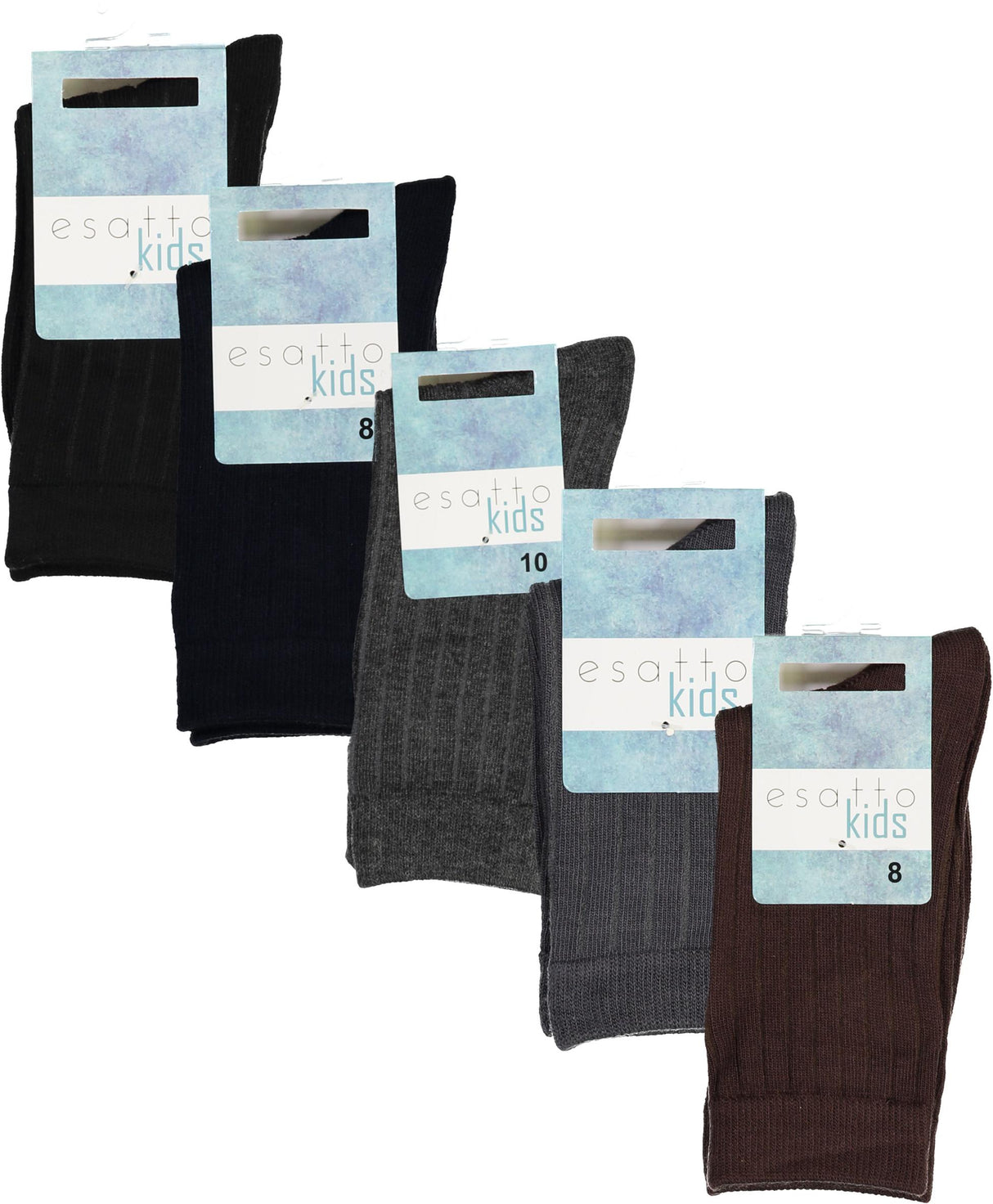 Esatto Boys Girls Unisex Bamboo Ribbed Ankle Socks - EKBR100 Esatto Boys Girls Unisex Bamboo Ribbed Ankle Socks - EKBR100