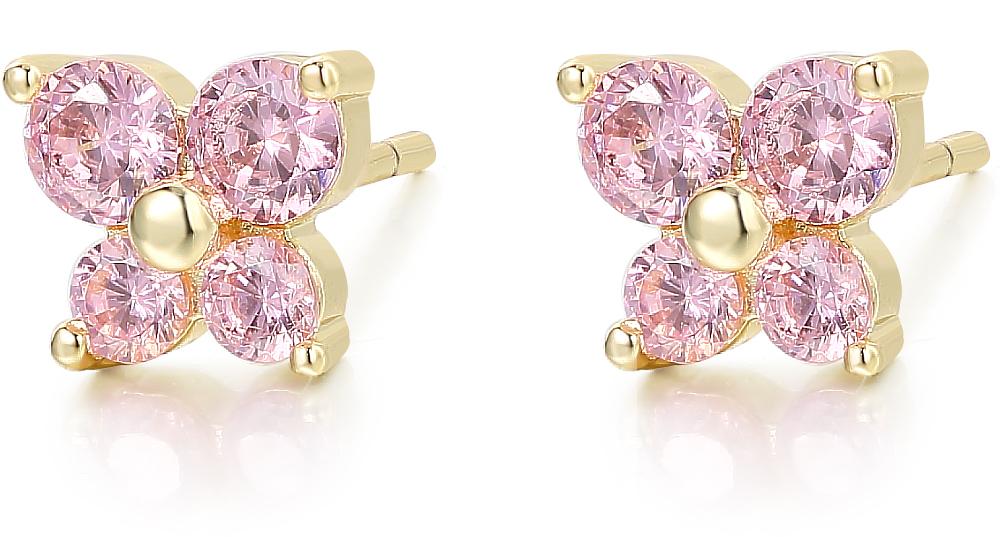 Tiny Gem Girls Stone Butterfly Stud Earring - TG4007 Tiny Gem Girls Stone Butterfly Stud Earring - TG4007