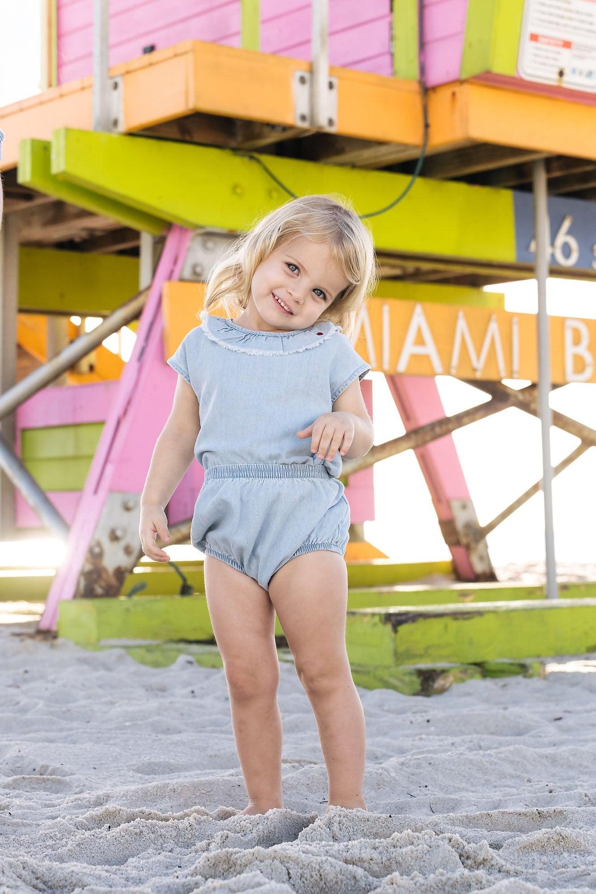 Analogie by Lil Legs Lightweight Denim Collection Baby Girls Fringe Outfit - LWGST Analogie by Lil Legs Lightweight Denim Collection Baby Girls Fringe Outfit - LWGST