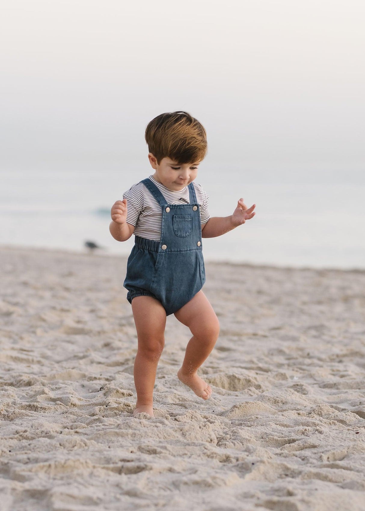 Analogie by Lil Legs Lightweight Denim Collection Baby Boys Bib Romper - LWBR Analogie by Lil Legs Lightweight Denim Collection Baby Boys Bib Romper - LWBR