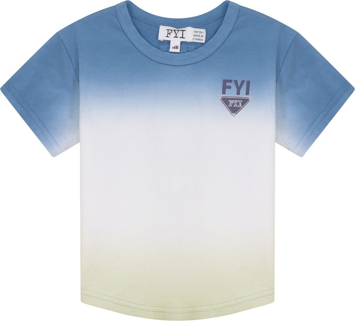 FYI Boys Dip Dye Short Sleeve T-shirt - SB5CP7135B FYI Boys Dip Dye Short Sleeve T-shirt - SB5CP7135B
