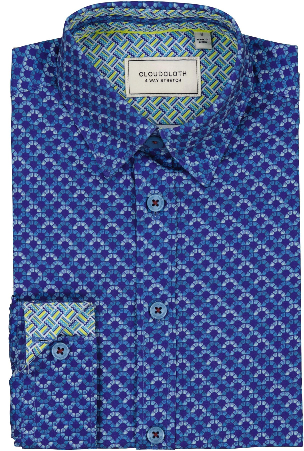 Cloudcloth Boys Long Sleeve Stretch Dress Shirt - SH9843 Cloudcloth Boys Long Sleeve Stretch Dress Shirt - SH9843