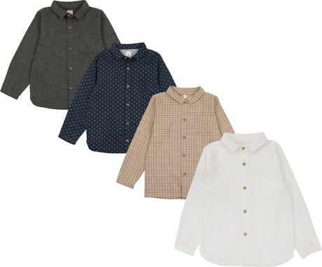 Analogie by Lil Legs Shabbos Collection Boys Long Sleeve Dress Shirt Analogie by Lil Legs Shabbos Collection Boys Long Sleeve Dress Shirt