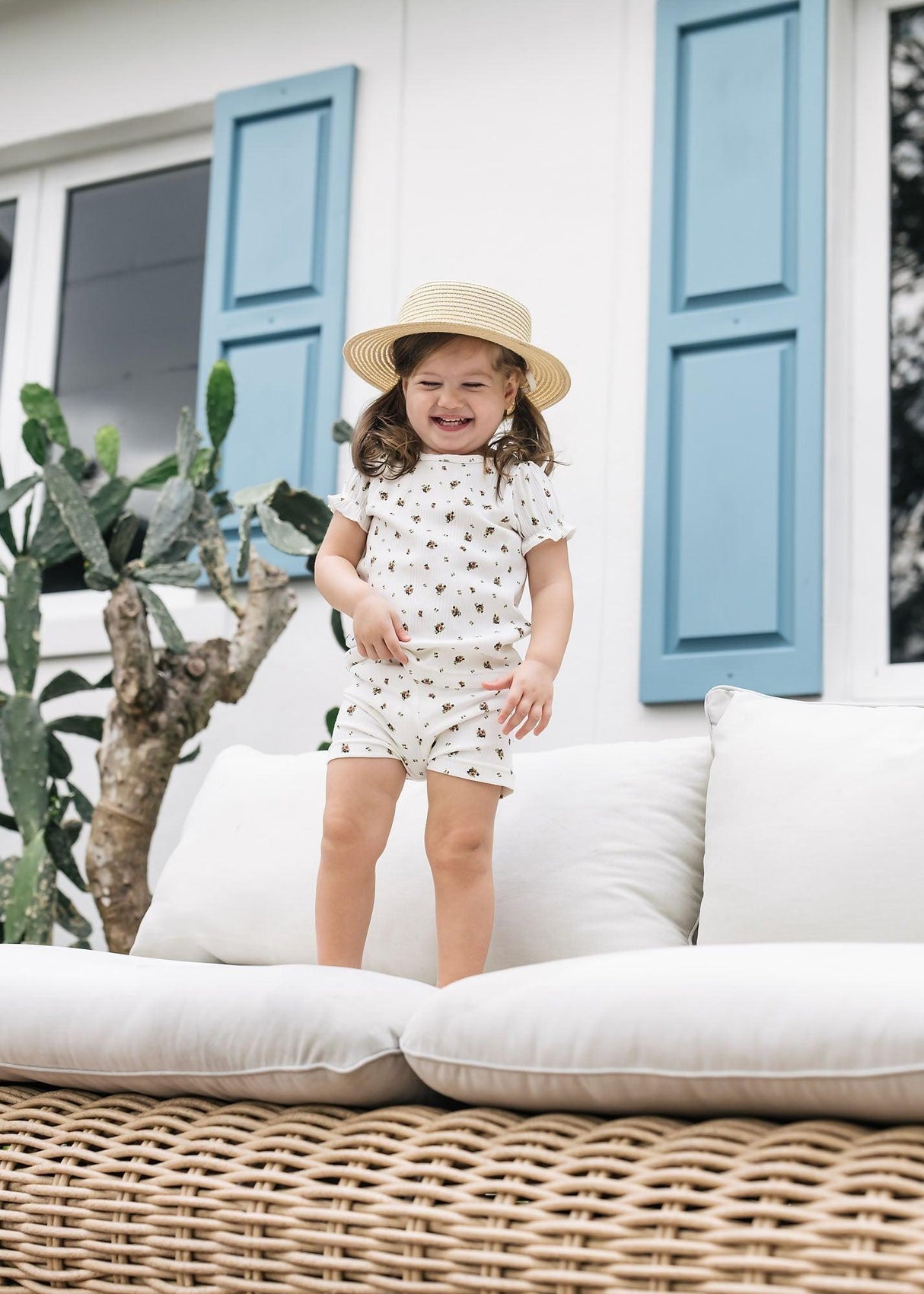 Lil Legs Print Collection Baby Toddler Girls Vintage Floral Short Outfit Set - PCVFS Lil Legs Print Collection Baby Toddler Girls Vintage Floral Short Outfit Set - PCVFS