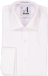 Alviso Boys White French Cuff Cotton/Poly Dress Shirt - T601