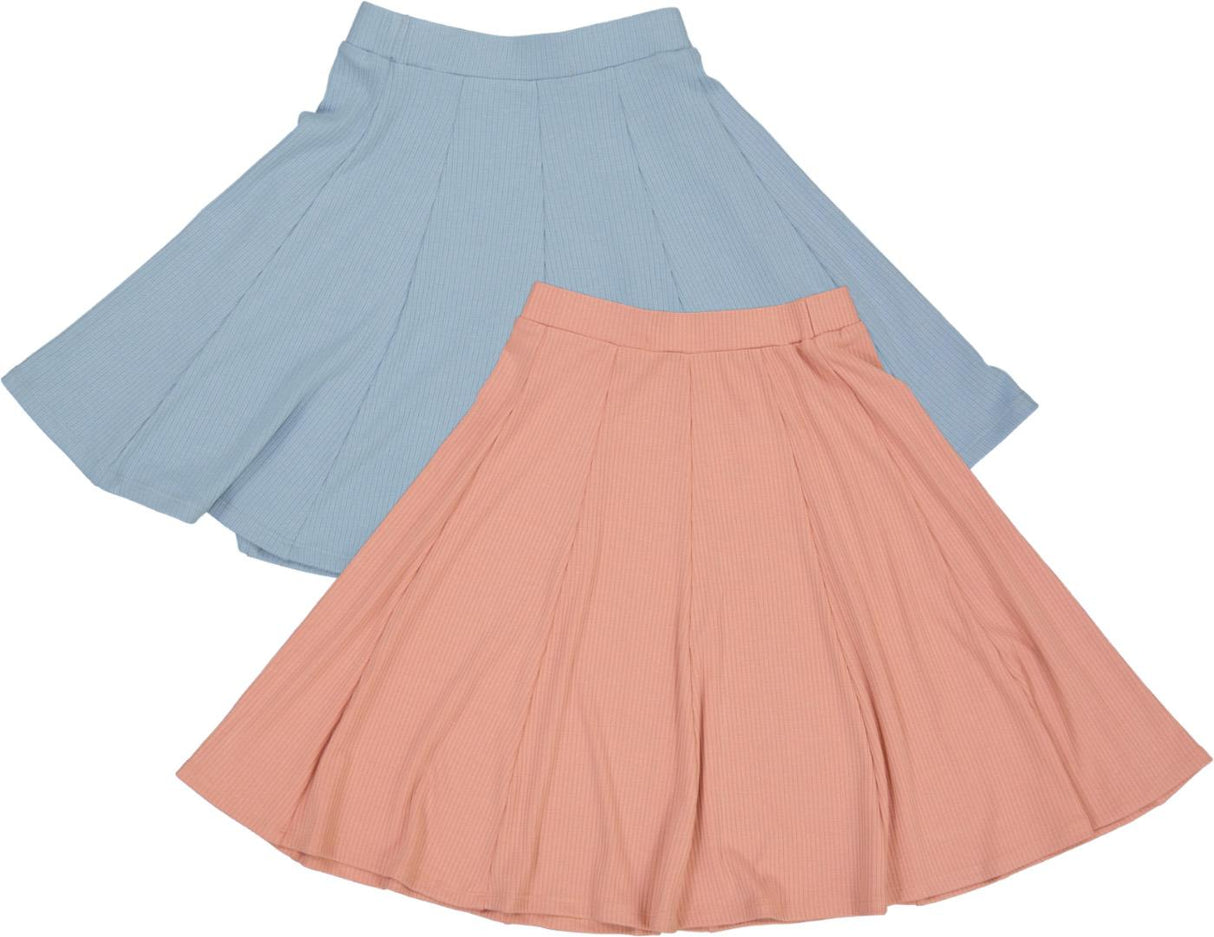 Teela Girls Teens Ribbed Skirt - 22-132 Teela Girls Teens Ribbed Skirt - 22-132