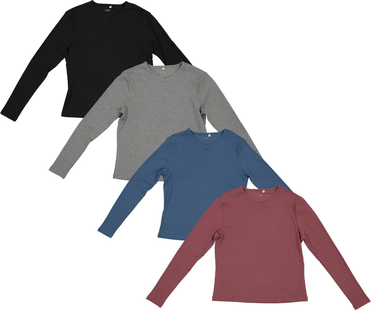 Lizi Teens V-Neck Tshirt - TO-TT-261303 Lizi Teens V-Neck Tshirt - TO-TT-261303