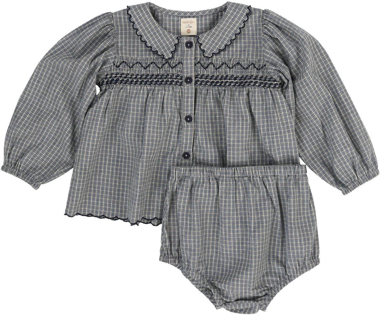 Dried Blue Plaid Dried Blue Plaid