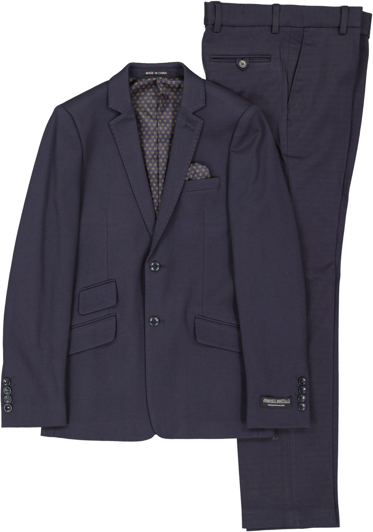 Armando Martillo Boys Navy Stretch Suit Separates - 614 Armando Martillo Boys Navy Stretch Suit Separates - 614