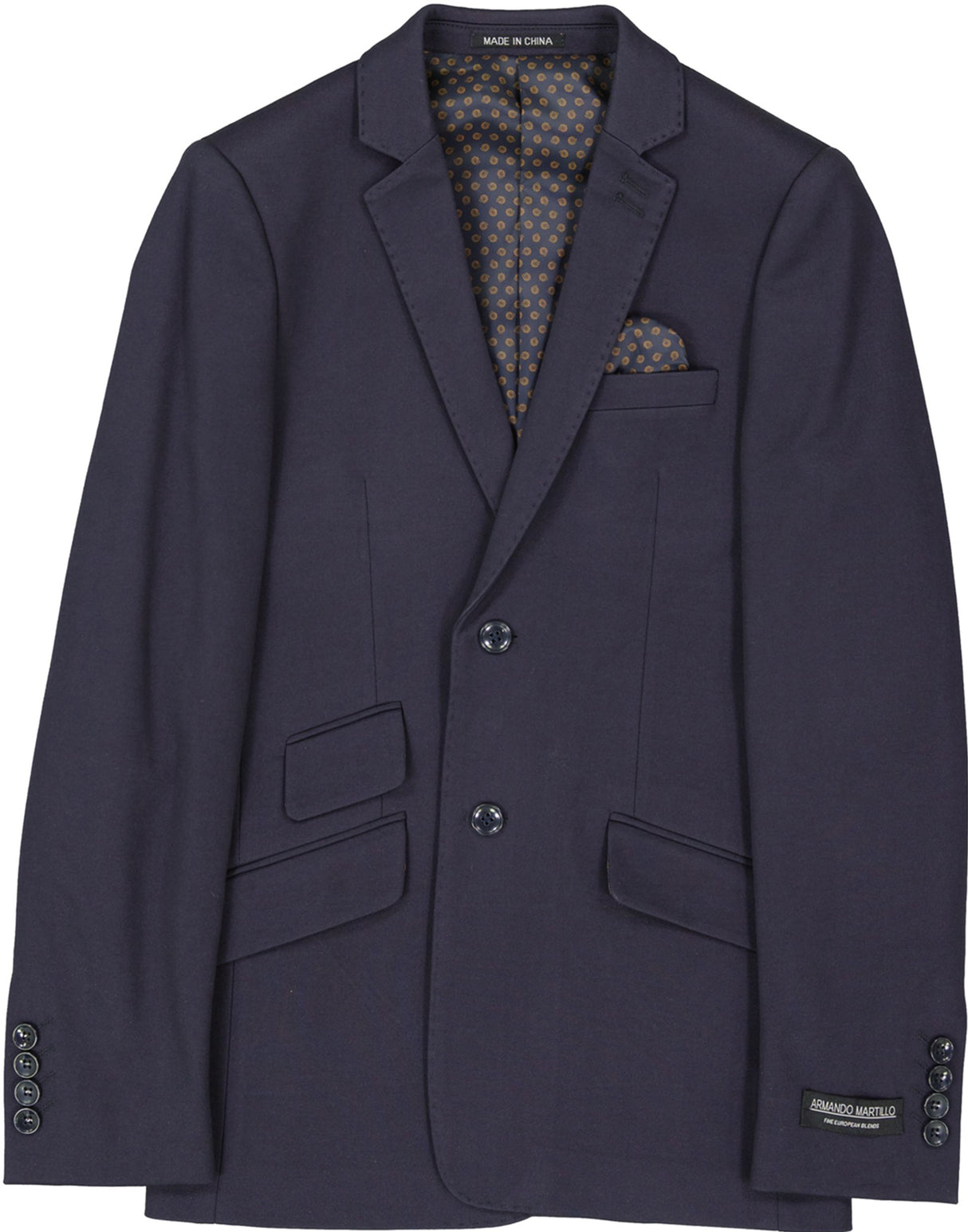 Armando Martillo Boys Navy Stretch Suit Separates - 614 Armando Martillo Boys Navy Stretch Suit Separates - 614