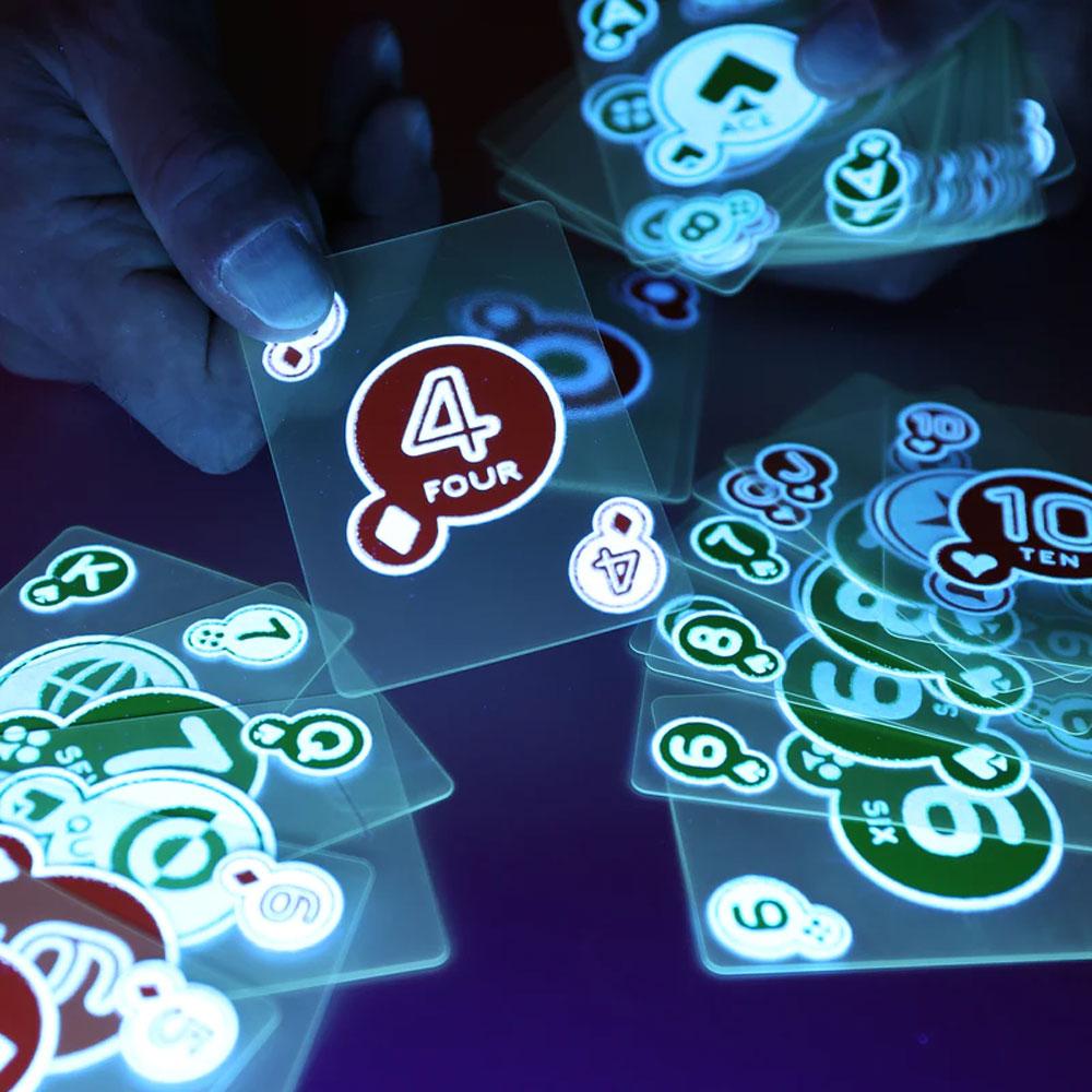 Kikkerland Glow In the Dark Playing Cards - GG34 Kikkerland Glow In the Dark Playing Cards - GG34