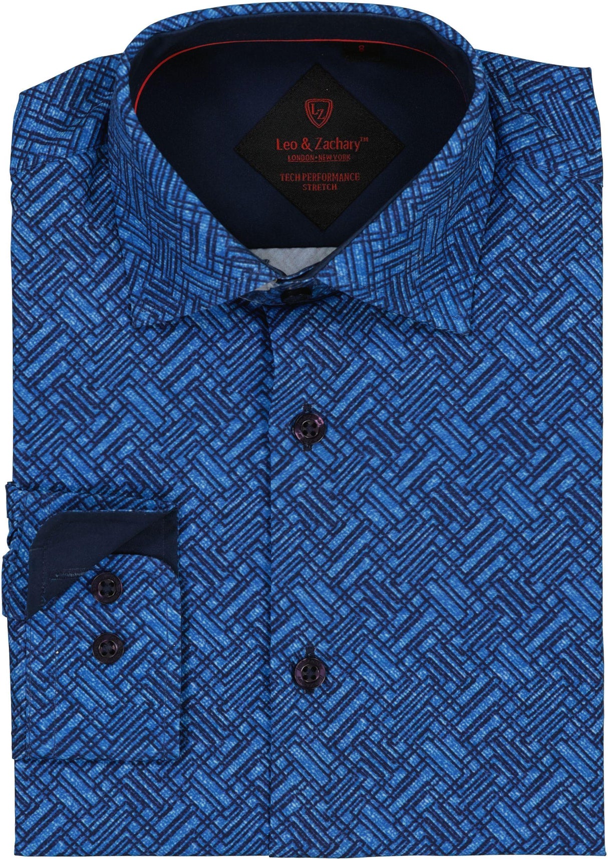 Leo & Zachary Boys Performance Tech Stretch Long Sleeve Dress Shirt - TS-505 Leo & Zachary Boys Performance Tech Stretch Long Sleeve Dress Shirt - TS-505