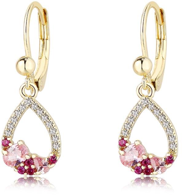 Tiny Gem Girls Teardrop Leverback Earring - TG5029 Tiny Gem Girls Teardrop Leverback Earring - TG5029