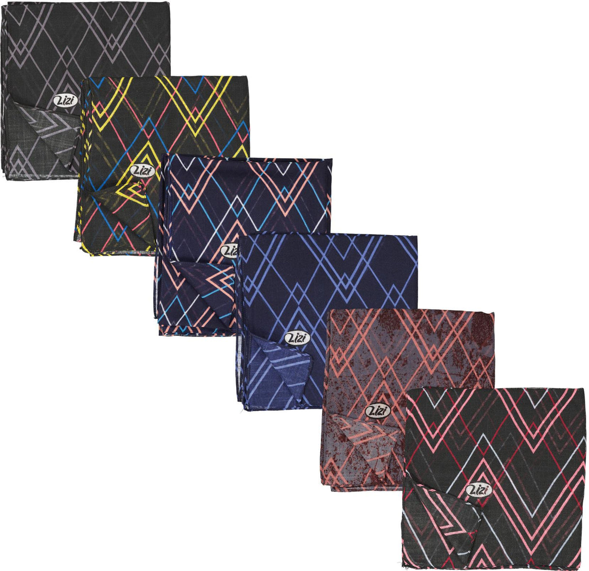 Lizi Zig Zag Israeli Tichel - SQZZ Lizi Zig Zag Israeli Tichel - SQZZ