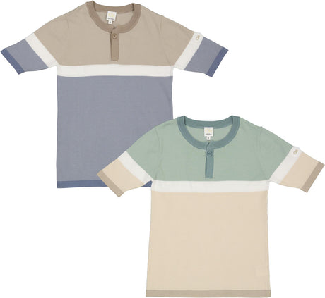 Clo Boys Colorblock Short Sleeve Sweater - SB4CP5040