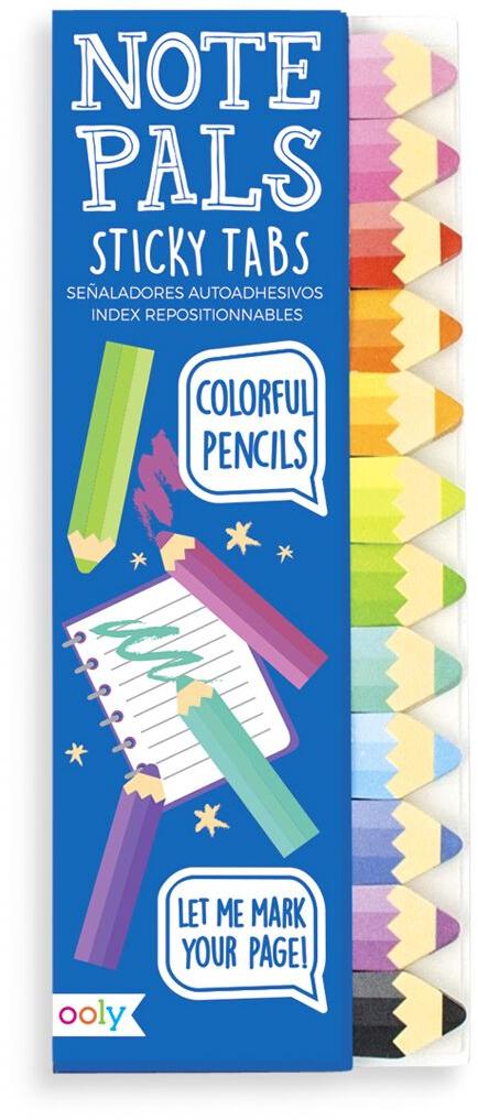 ooly Colorful Pencils Sticky Notes - 121-017 ooly Colorful Pencils Sticky Notes - 121-017