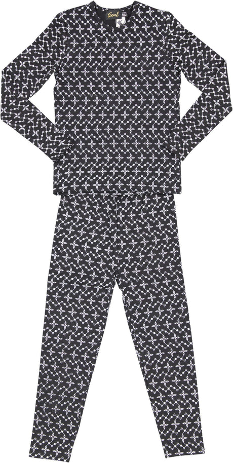 Seal Boys Girls Eyelet Printed Cotton Pajamas - SB3CY1995E