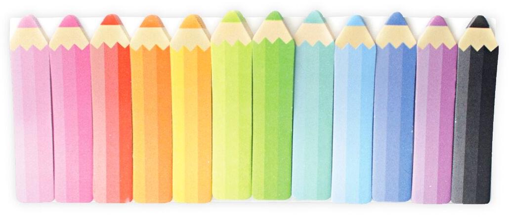 ooly Colorful Pencils Sticky Notes - 121-017 ooly Colorful Pencils Sticky Notes - 121-017