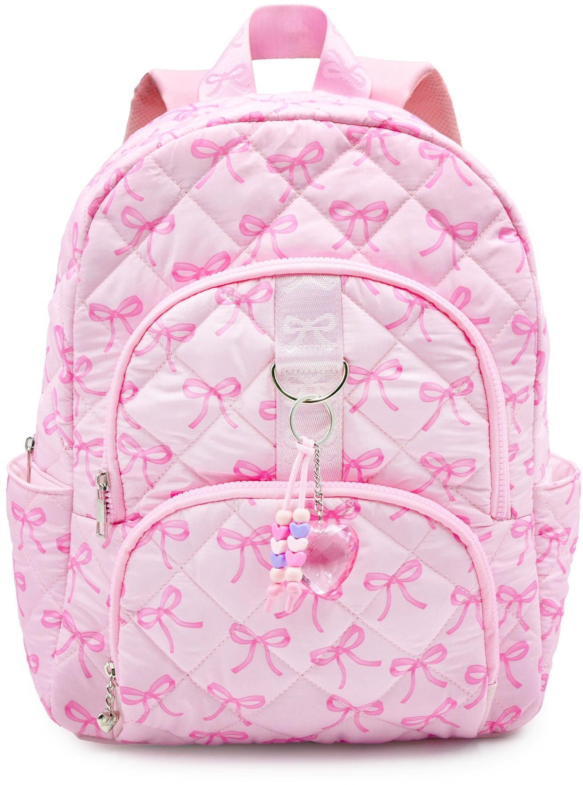 OMG Bows Quilted Backpack - BOW-SB388 OMG Bows Quilted Backpack - BOW-SB388