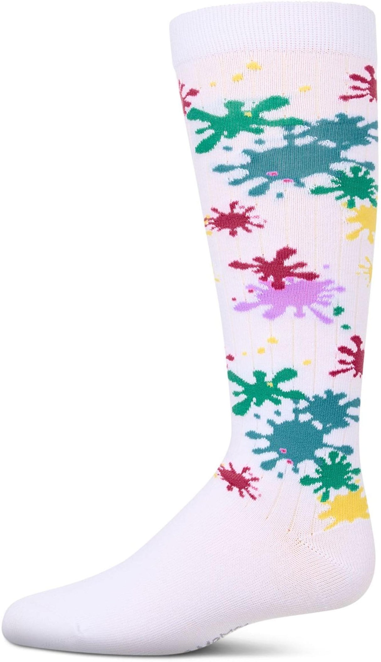 Memoi Girls Splatter Paint Knee Socks - MKF-7171 Memoi Girls Splatter Paint Knee Socks - MKF-7171