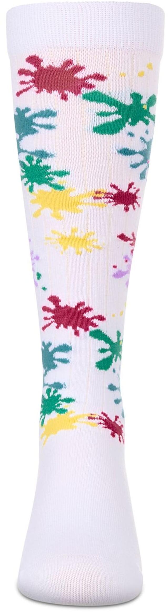Memoi Girls Splatter Paint Knee Socks - MKF-7171 Memoi Girls Splatter Paint Knee Socks - MKF-7171