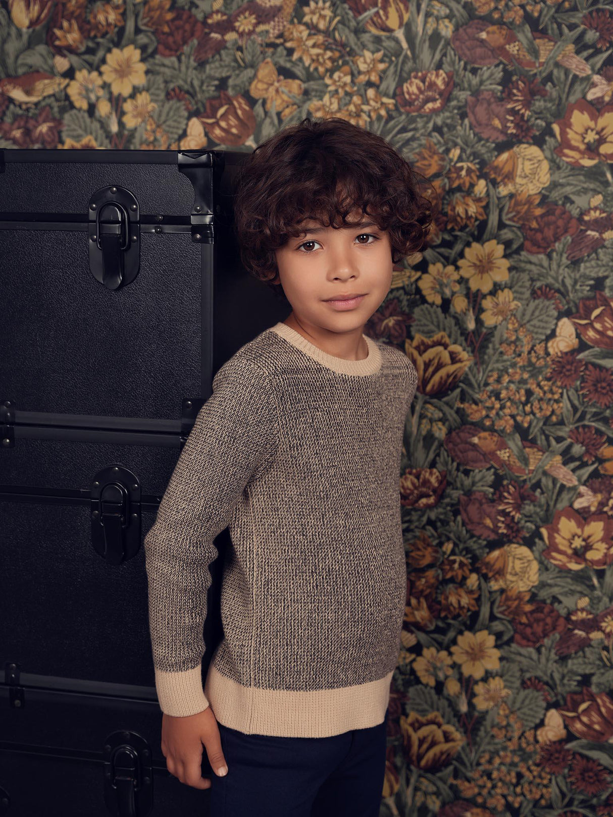 Teela Boys Marled Sweater - 21-254 Teela Boys Marled Sweater - 21-254