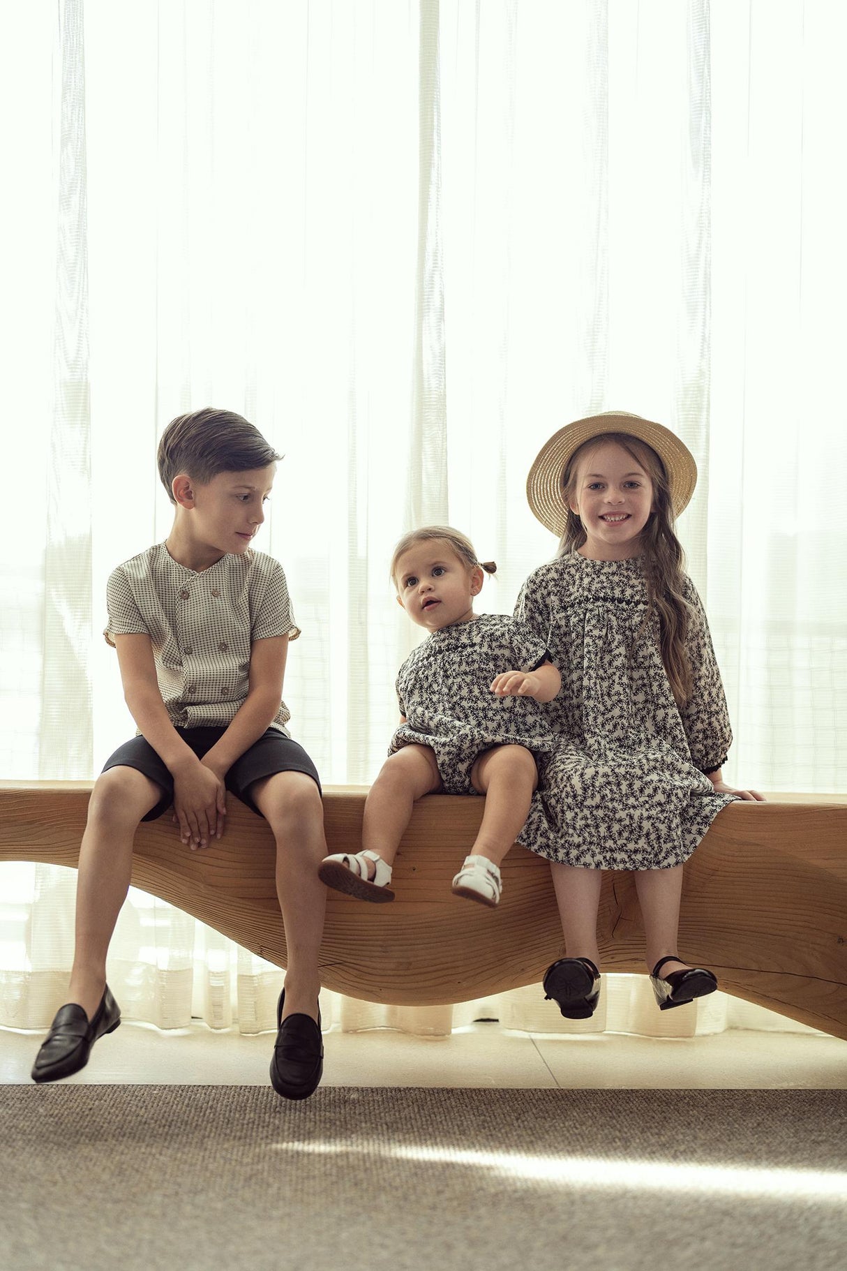 Posie & Pistachio Girls Leaf Print Dress - SB5CY2565D Posie & Pistachio Girls Leaf Print Dress - SB5CY2565D