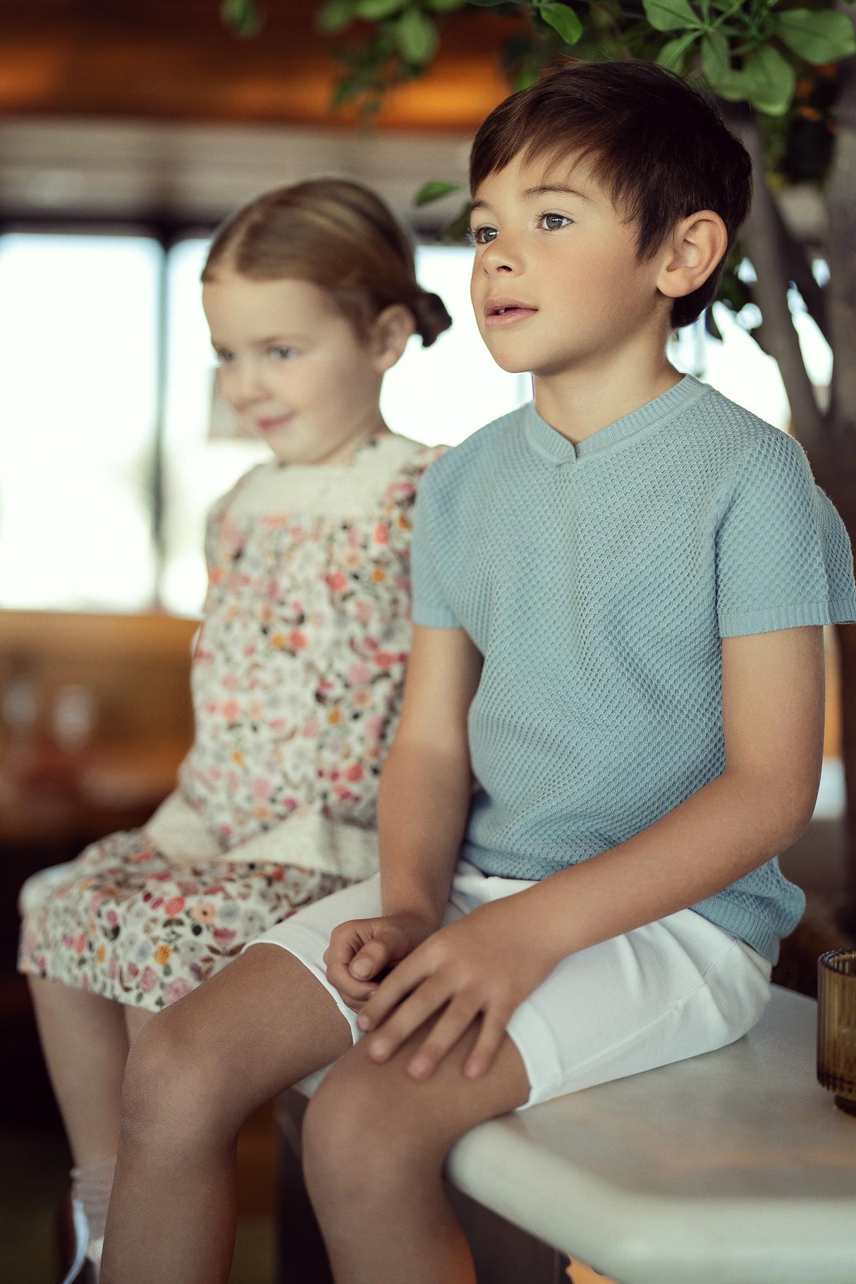 Mr. Mr. Boys Textured Short Sleeve Sweater - SB5CY2573 Mr. Mr. Boys Textured Short Sleeve Sweater - SB5CY2573