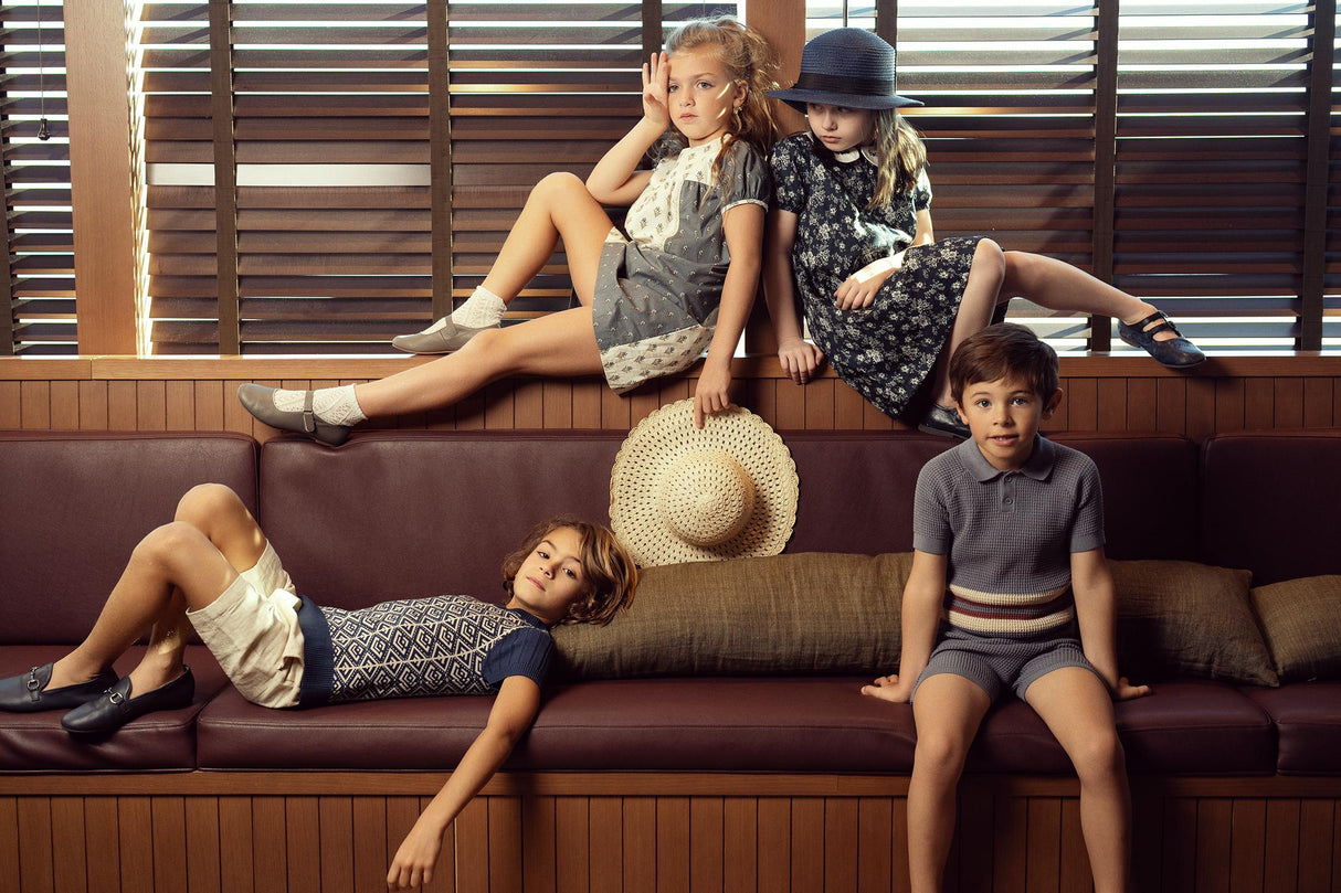 Mr. Mr. Boys Jacquard Knit Short Sleeve Sweater - SB5CY2578 Mr. Mr. Boys Jacquard Knit Short Sleeve Sweater - SB5CY2578