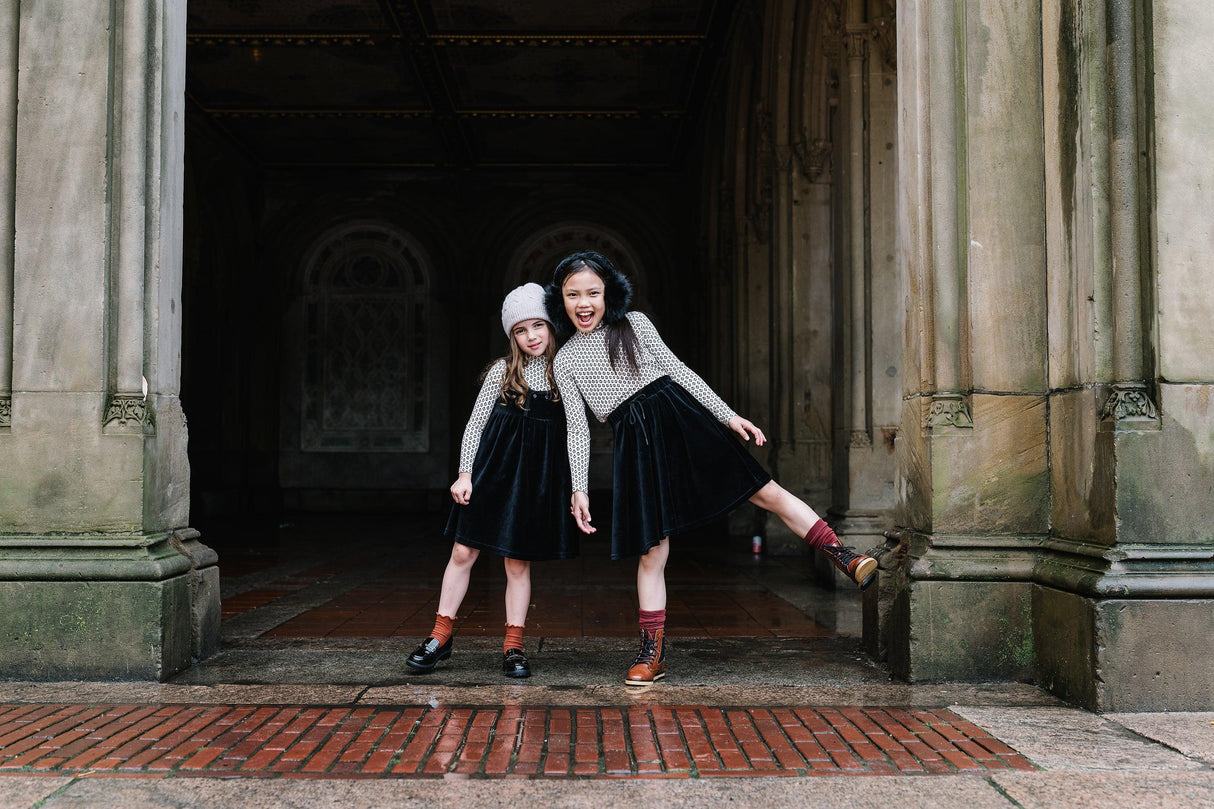 Analogie by Lil Legs Velour Collection Girls Jumper - VJ Analogie by Lil Legs Velour Collection Girls Jumper - VJ