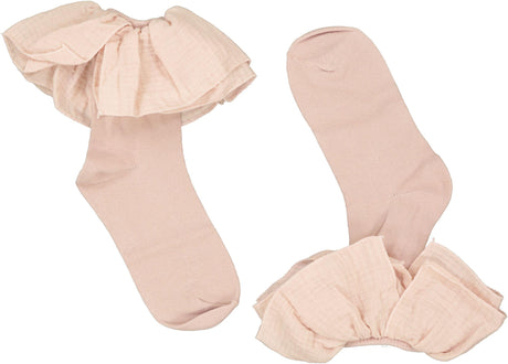 BlinQ Girls Muslin Ruffle Ankle Socks - 632
