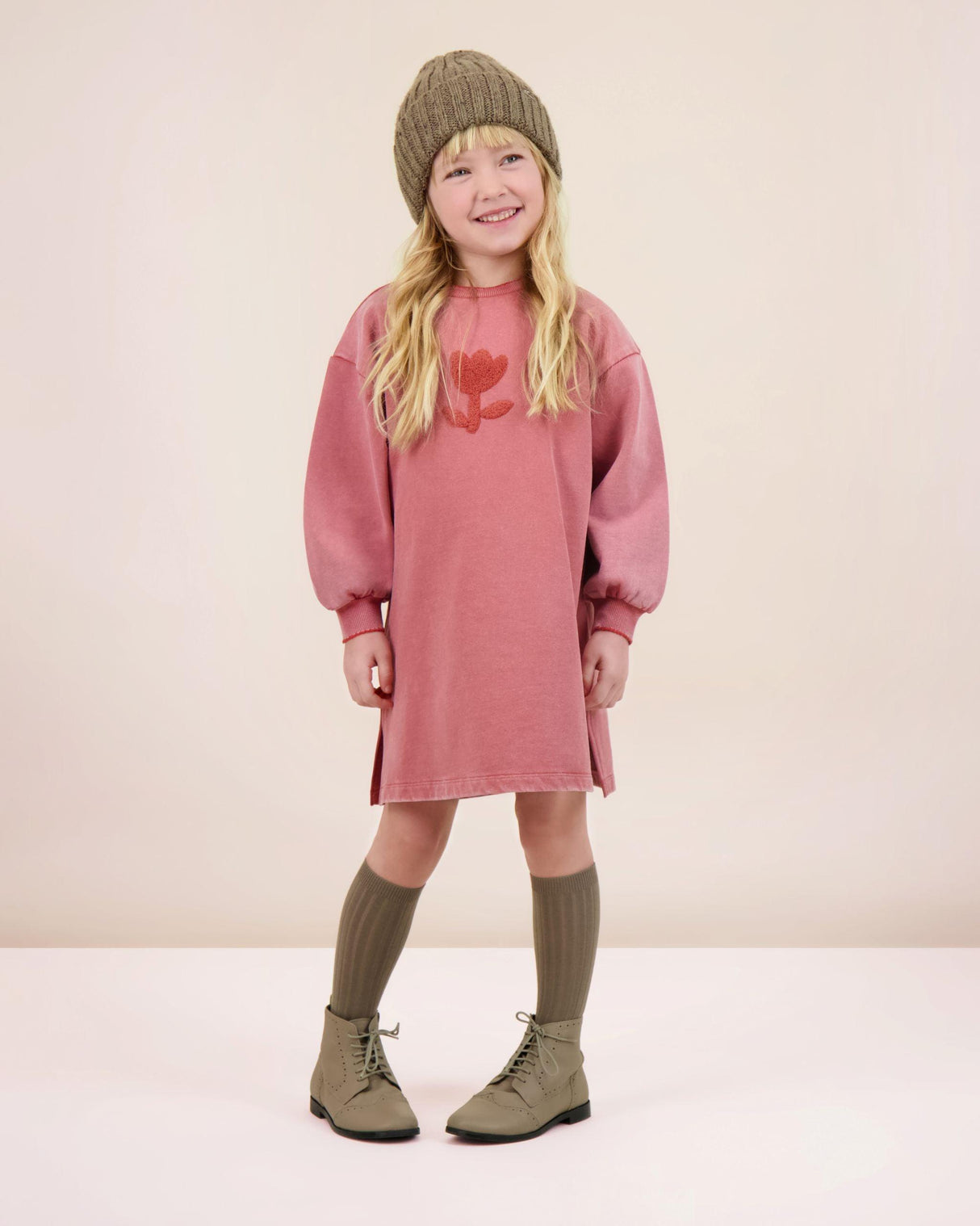 Analogie by Lil Legs Sherpa Collection Girls Tulip Dress - STD Analogie by Lil Legs Sherpa Collection Girls Tulip Dress - STD