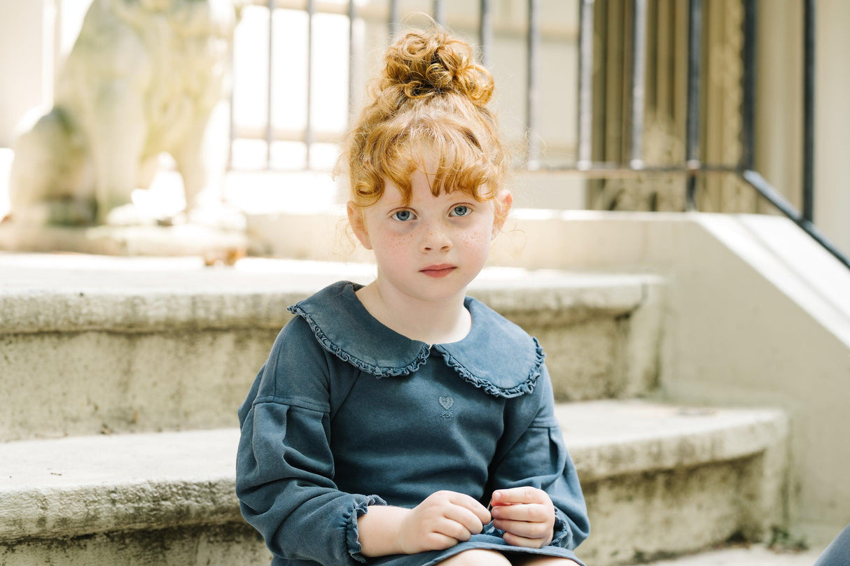 Analogie by Lil Legs Wash Sweatshirt Collection Girls Dress - WSD Analogie by Lil Legs Wash Sweatshirt Collection Girls Dress - WSD