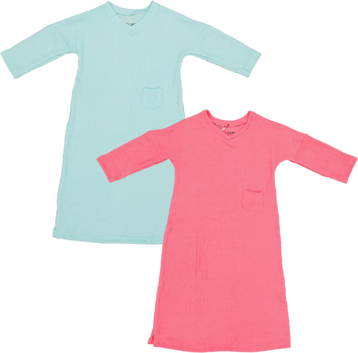 Crew Kids Girls Teens Crinkle Swim Dress - SG2722 Crew Kids Girls Teens Crinkle Swim Dress - SG2722