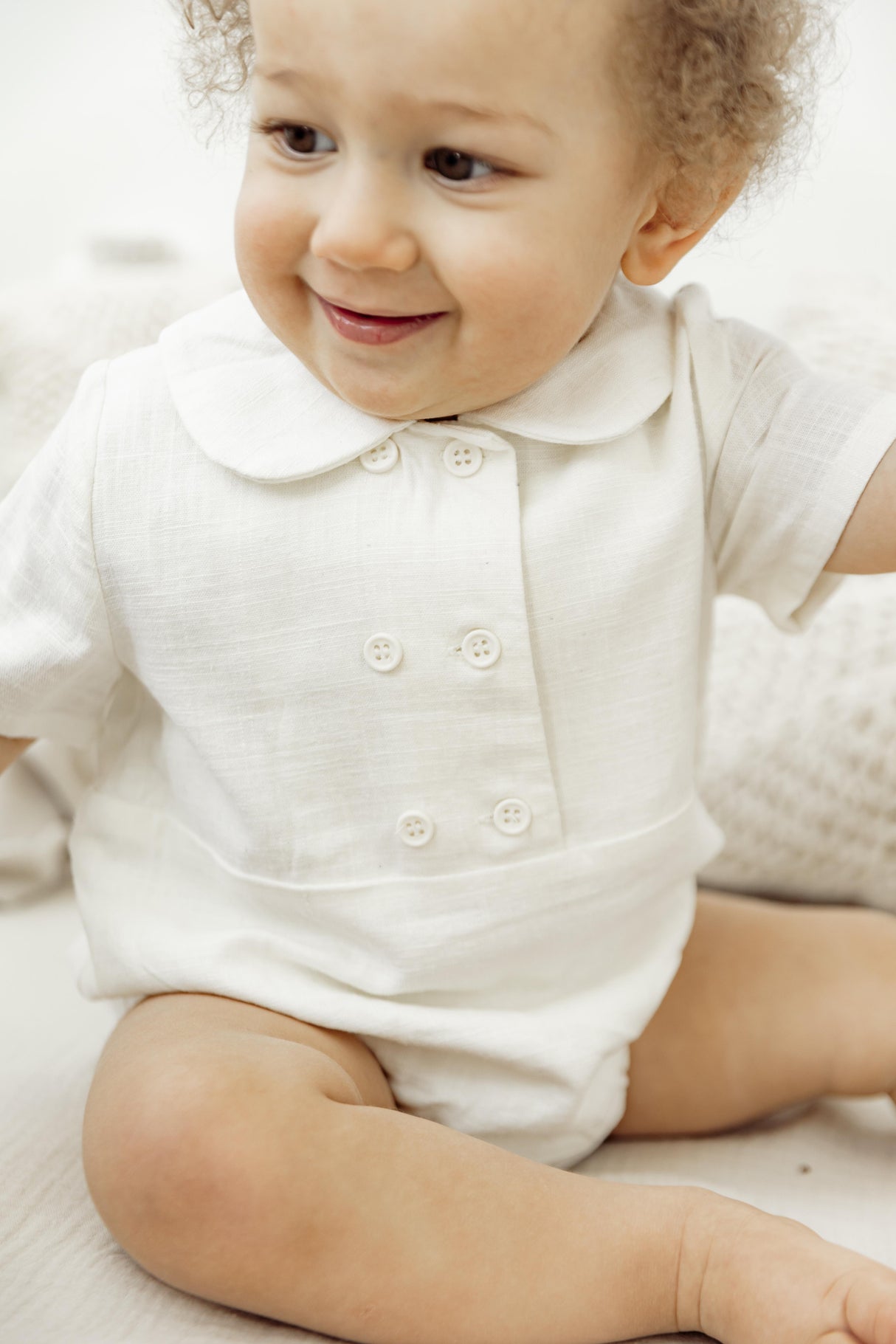 Space Gray Baby Boys Romper - SB5CY2603B Space Gray Baby Boys Romper - SB5CY2603B