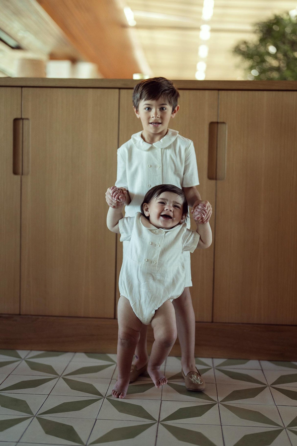 Space Gray Baby Boys Romper - SB5CY2603B Space Gray Baby Boys Romper - SB5CY2603B