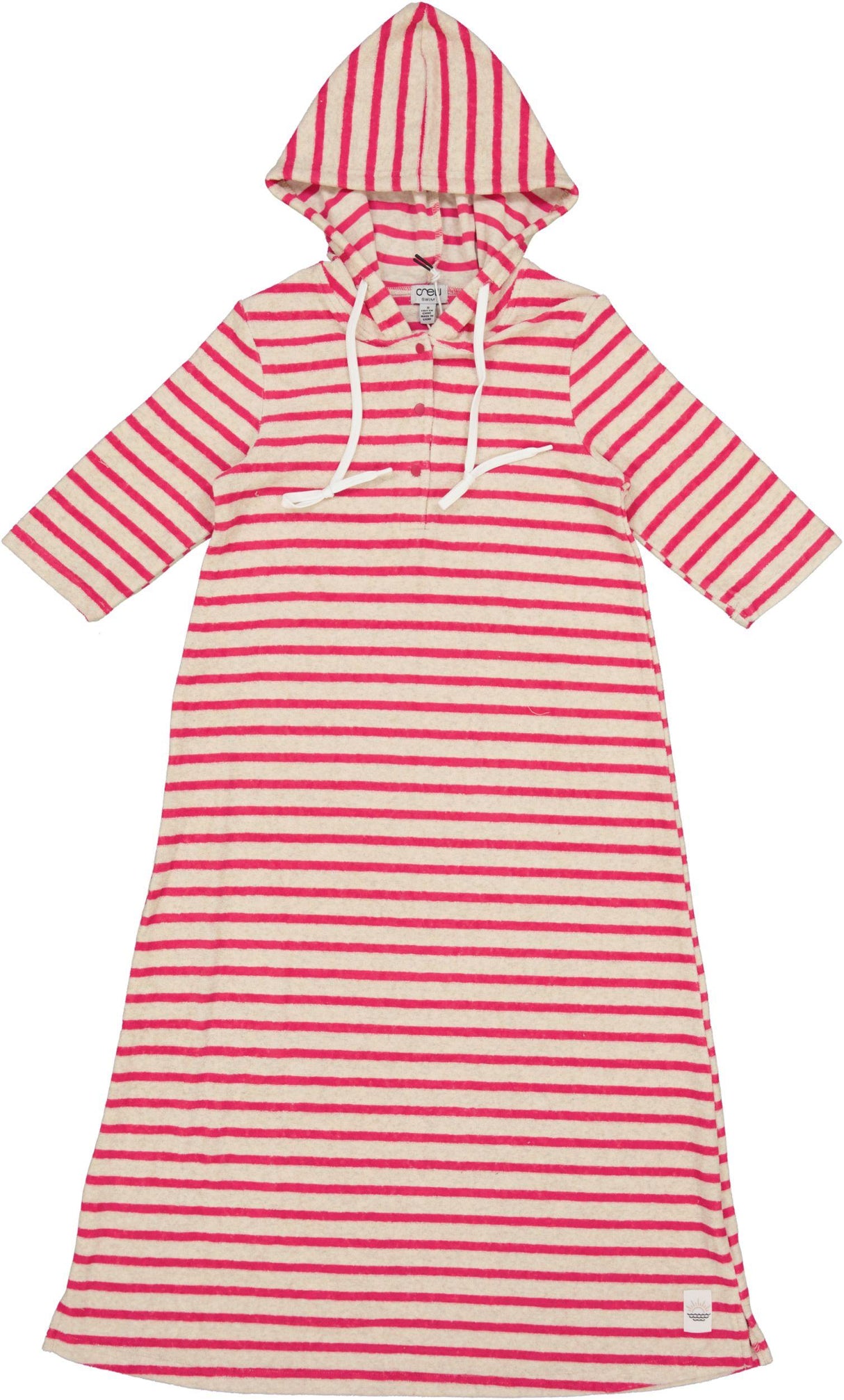 Crew Kids Girls Striped Terry Robe - SG2738 Crew Kids Girls Striped Terry Robe - SG2738