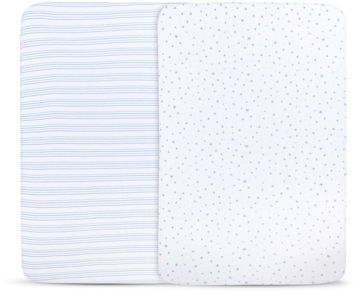 Ely's & Co Stars & Stripes Crib Sheet 2 Pack Ely's & Co Stars & Stripes Crib Sheet 2 Pack