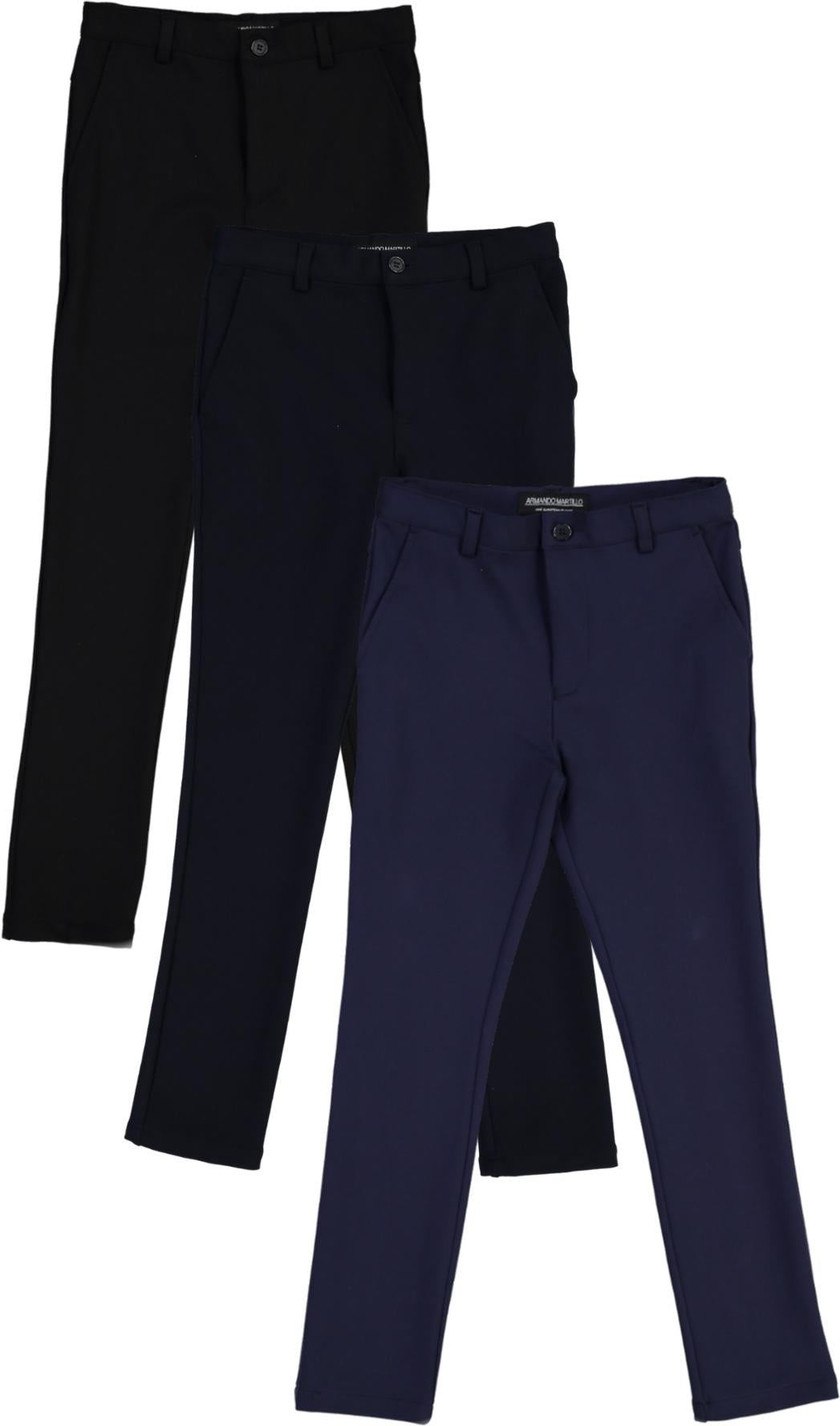 Armando Martillo Boys Stretch Knit Dress Pants - 613 Armando Martillo Boys Stretch Knit Dress Pants - 613