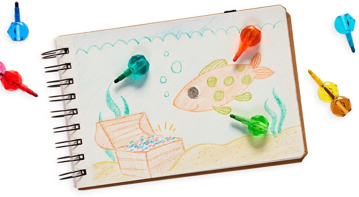 ooly Charm Stacking Crayons - 133-094 ooly Charm Stacking Crayons - 133-094