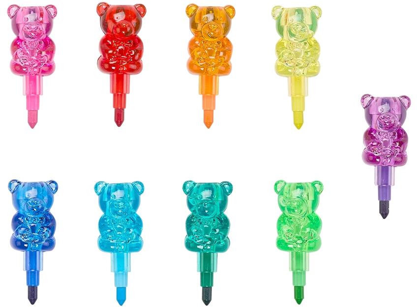 ooly Gummy Bear Stacking Crayons - 133-097 ooly Gummy Bear Stacking Crayons - 133-097