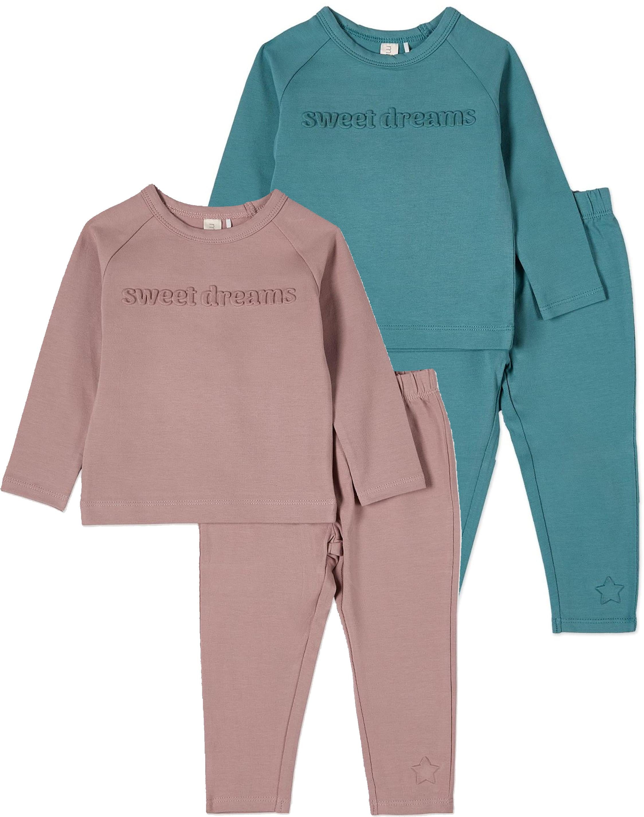 MiniMoi by Memoi Boys Girls Sweet Dreams Cotton Pajamas - IBP09689