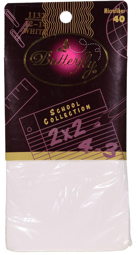 Butterfly Girls School Collection Microfiber 40 Opaque Tights - 1132