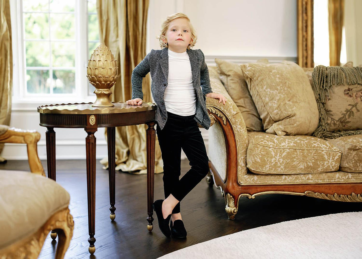 Analogie by Lil Legs Shabbos Collection Boys Velvet Dress Pants - VP Analogie by Lil Legs Shabbos Collection Boys Velvet Dress Pants - VP