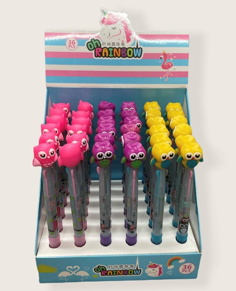 ShirtStop Owl 4 Color Pen - CAFOWLPEN ShirtStop Owl 4 Color Pen - CAFOWLPEN