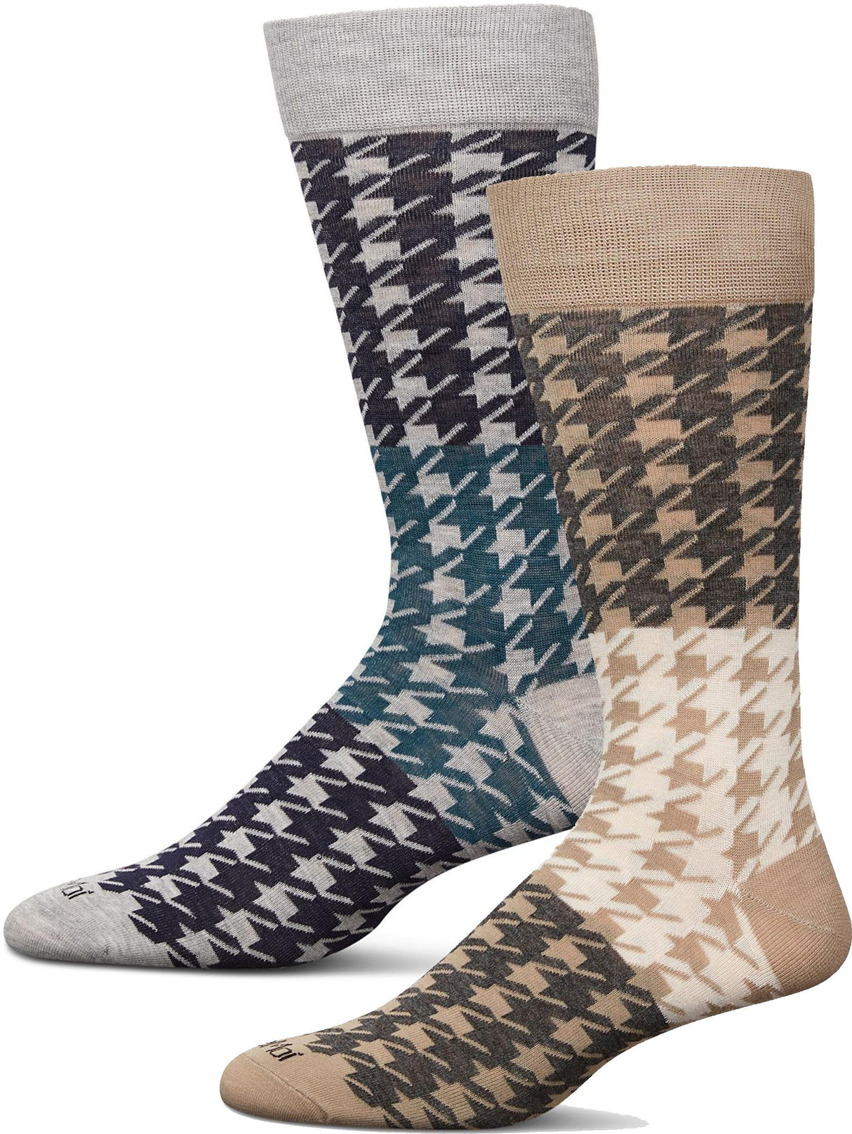 Memoi Mens Houndstooth Bamboo Dress Socks - ACV09014 Memoi Mens Houndstooth Bamboo Dress Socks - ACV09014