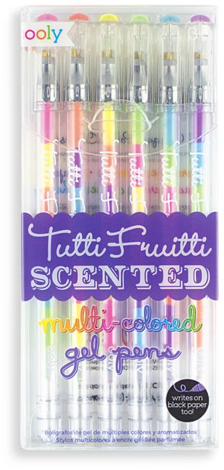 ooly Tutti Frutti Scented Gel Pens 6 Pack - 132-16 ooly Tutti Frutti Scented Gel Pens 6 Pack - 132-16