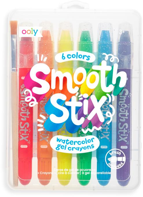 ooly Gel Watercolor Crayons 6 Pack - 133-090 ooly Gel Watercolor Crayons 6 Pack - 133-090