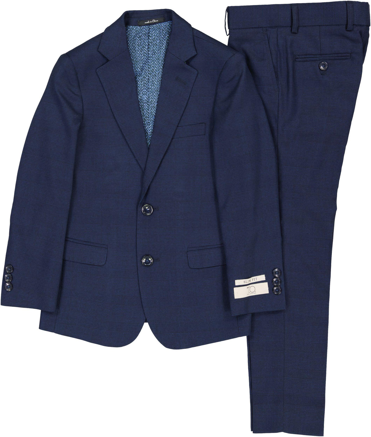 T.O. Collection Boys Navy Fashion Suit - TDB2030 T.O. Collection Boys Navy Fashion Suit - TDB2030